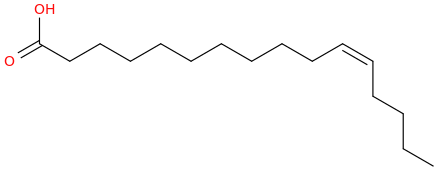11 hexadecenoic acid, (11z) 